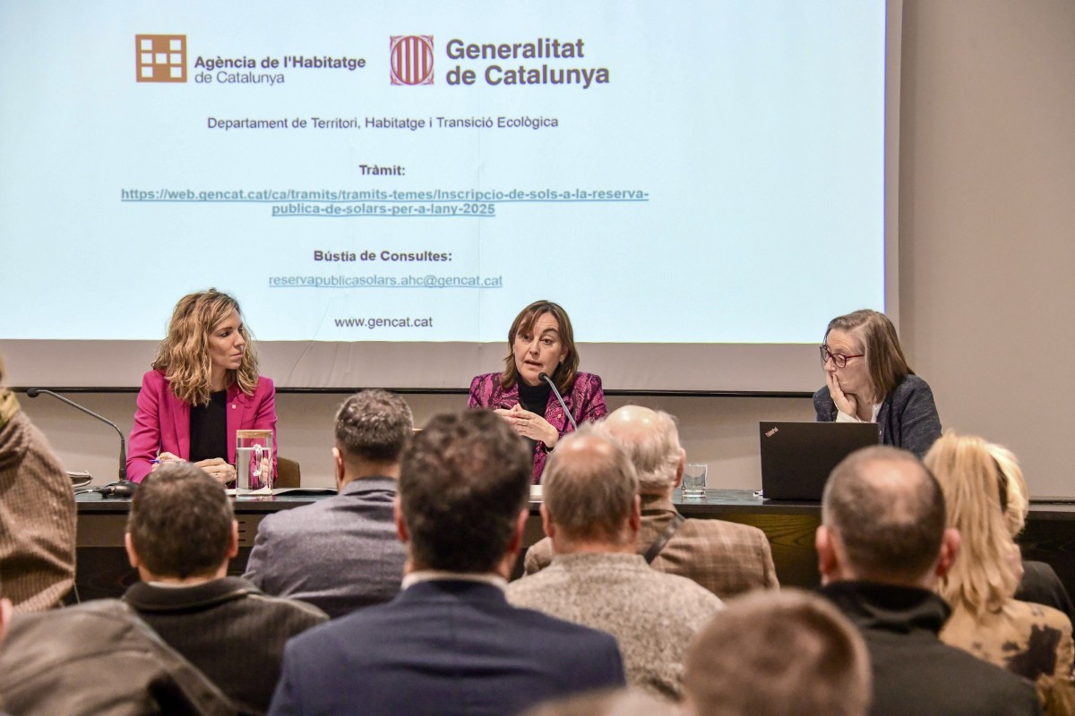 Catalunya assegura que la reserva pública de solars serà una eina "per retenir talent jove" al país