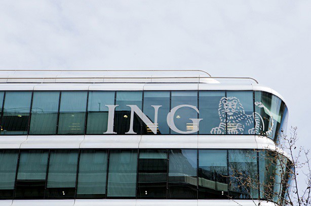 ING creará un 'hub' tecnológico en Madrid y creará 1.000 empleos en cuatro años Archivo - Sede de ING en la calle Génova (Madrid) con el logo de la entidad.