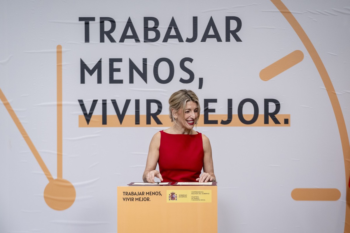 La reducción de la jornada laboral se aprobará mañana en un nuevo Consejo de Ministros Archivo - La vicepresidenta segunda y ministra de Trabajo y Economía Social, Yolanda Díaz.
