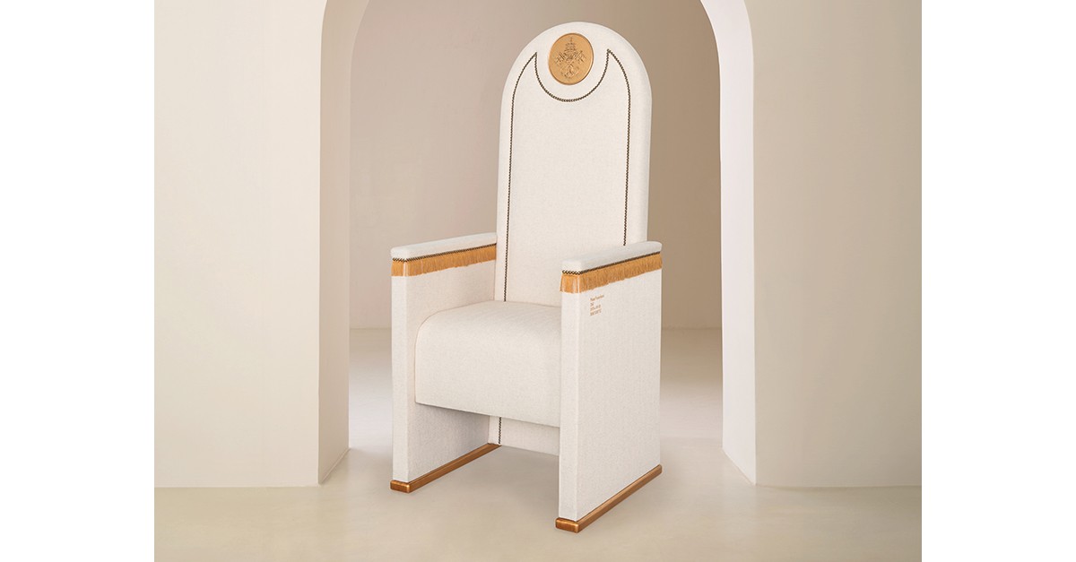 Sillón utilizado por el Papa durante su visita a Timor Oriental