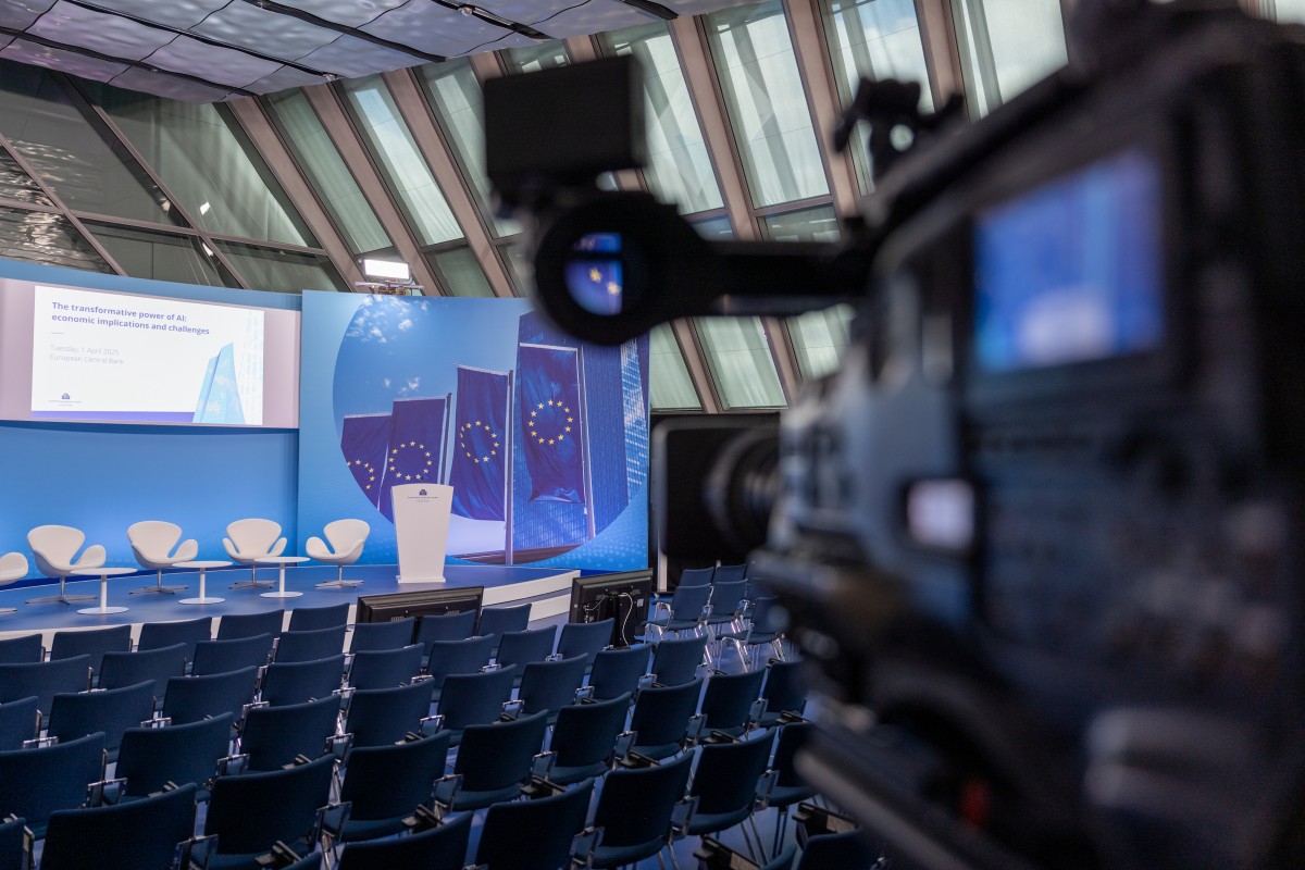 Sala de conferencias del BCE