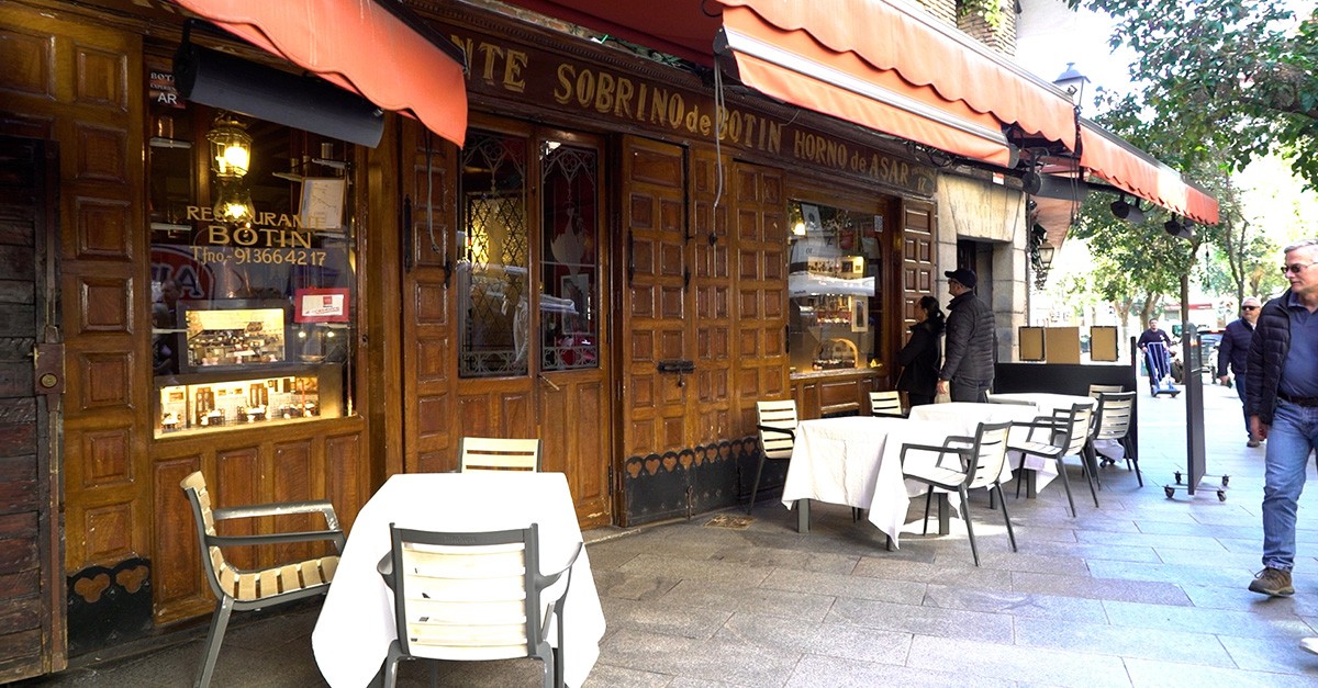 Fachada del restaurante Botín