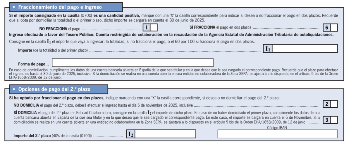 Domiciliación renta 2024 Domiciliación renta 2024