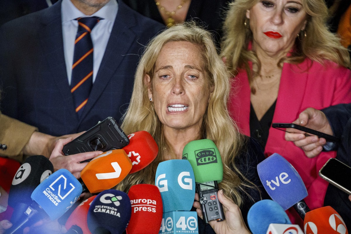 Comunidad de Madrid aprueba la rebaja del Impuesto de Sucesiones y Donaciones entre hermanos, tíos y sobrinos Archivo - La consejera de Economía y Hacienda de la Comunidad de Madrid, Rocío Albert, atiende a los medios de comunicación a su salida del Consejo de Política Fiscal y Financiera (CPFF)