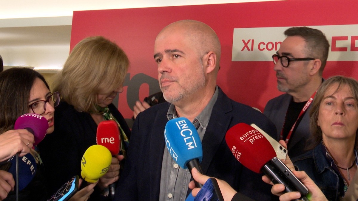 Sordo (CCOO) pide una política "seria" de vivienda y no dar marcha atrás en renovables El secretario general de CCOO, Unai Sordo