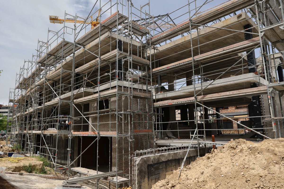 Viviendas en construcción.