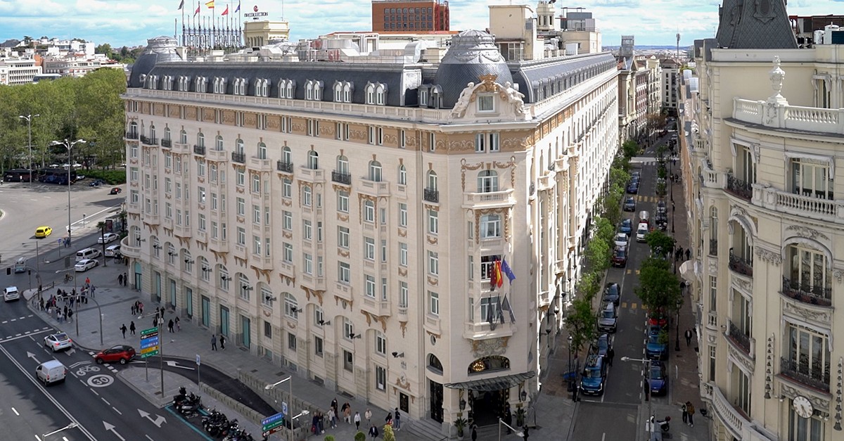 Exterior del hotel Palace Exterior del hotel Palace de Madrid