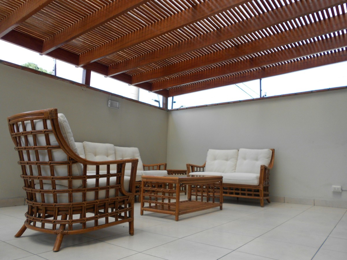 Sala de estar de ratán