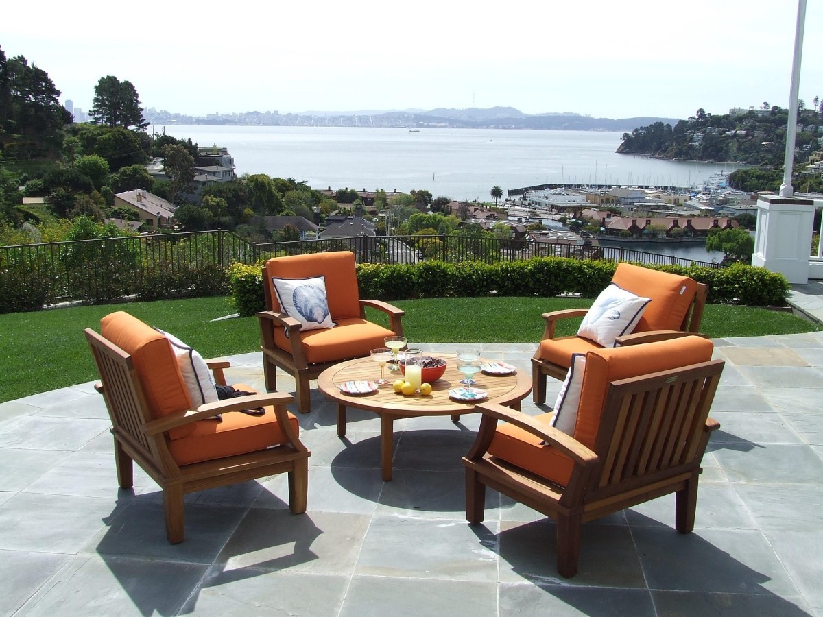 Muebles de teca para exterior