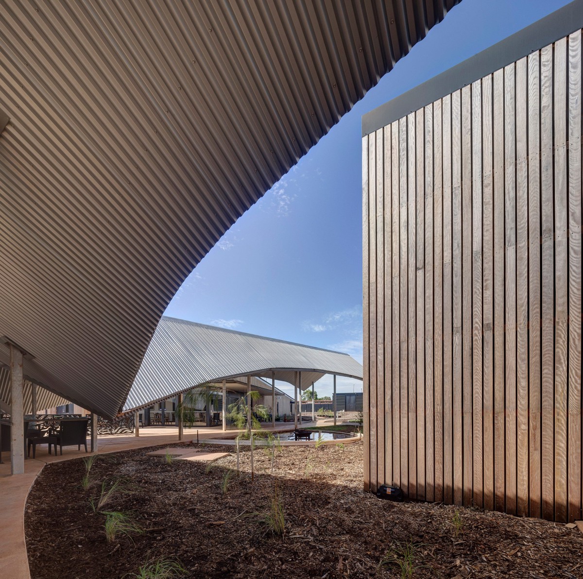 El paisajismo fue una parte central del proceso.