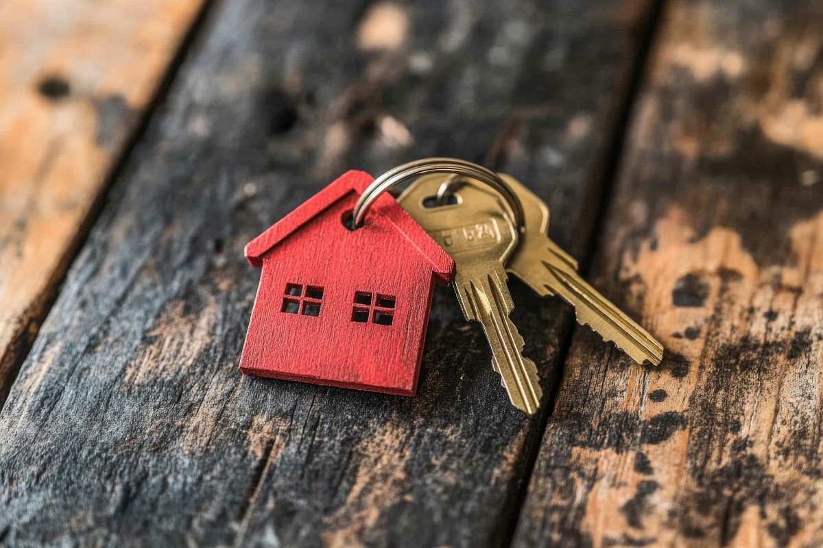 Dejar las llaves no basta: la entrega formal al arrendador es imprescindible para finalizar un contrato de alquiler Llavero con llaves de una vivienda sobre una mesa