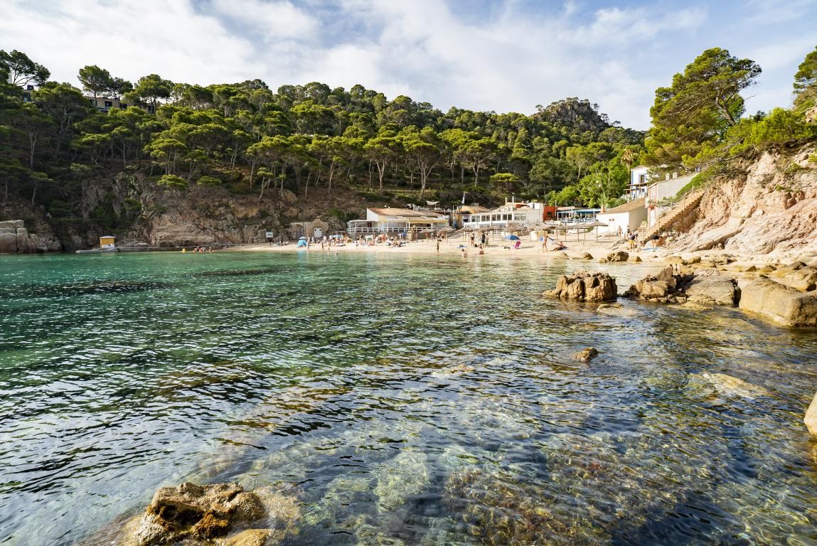 Cala virgen en la Costa Brava