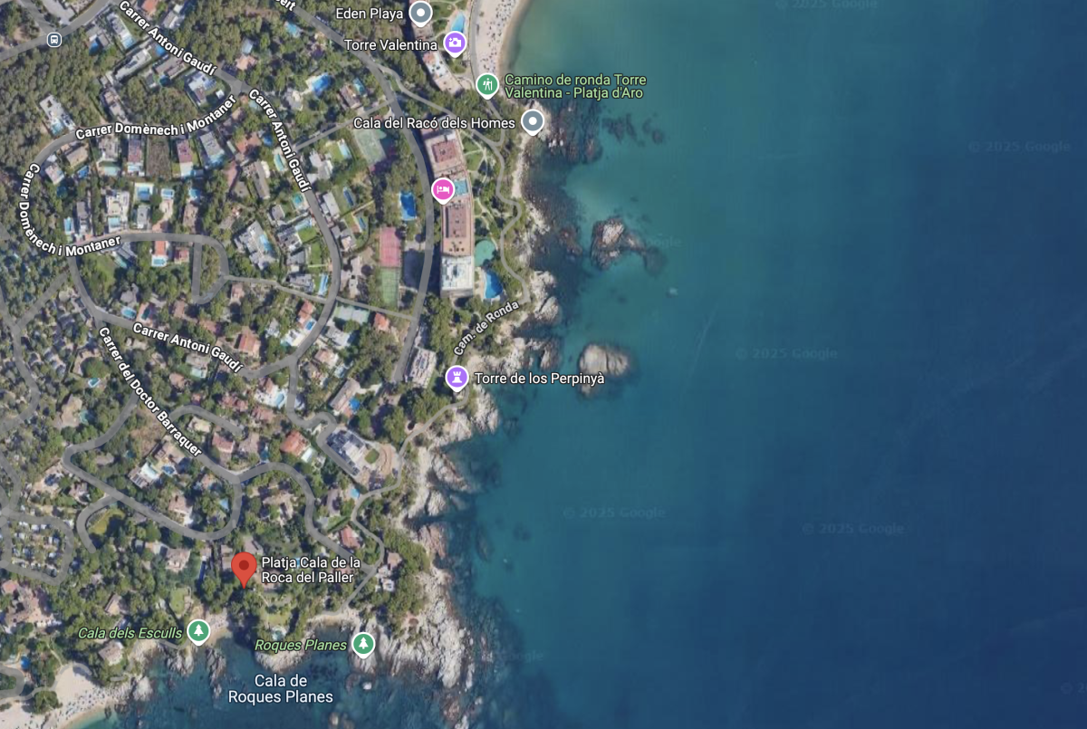 Cómo llegar a la Cala de la Roca del Paller