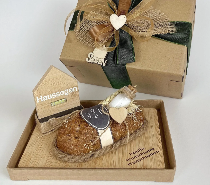 regalo para casa nueva, pan y sal