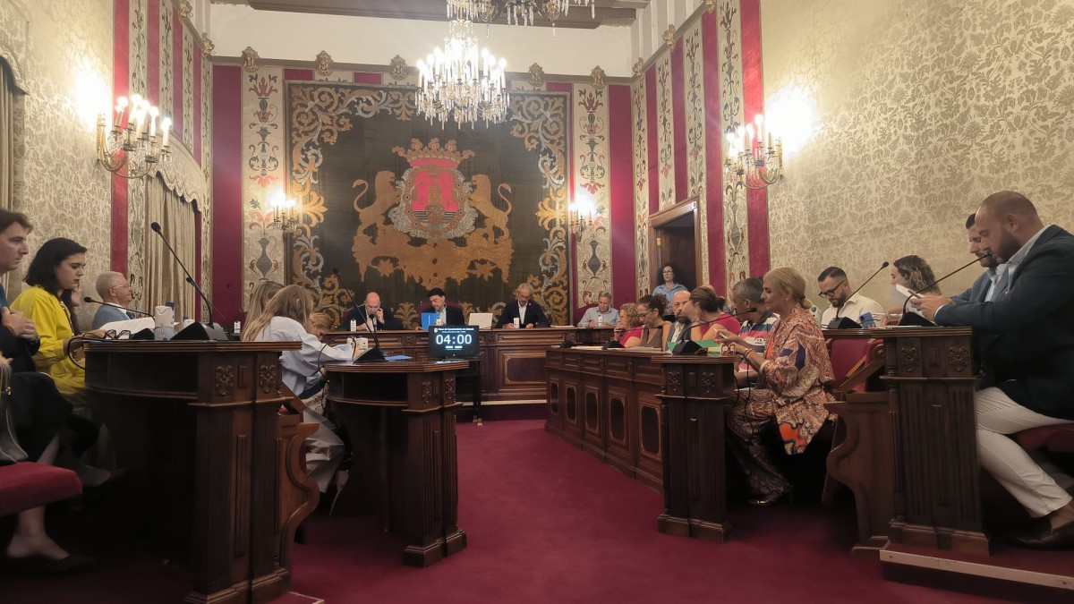 PP y PSPV aprueban en Alicante ampliar la moratoria de licencias de pisos turísticos a bloques completos Imagen del pleno extraordinario del Ayuntamiento de Alicante celebrado el martes 22 de julio de 2025
