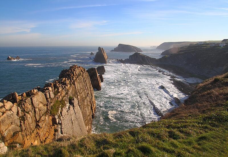 La rasa de la playa de Arnía 