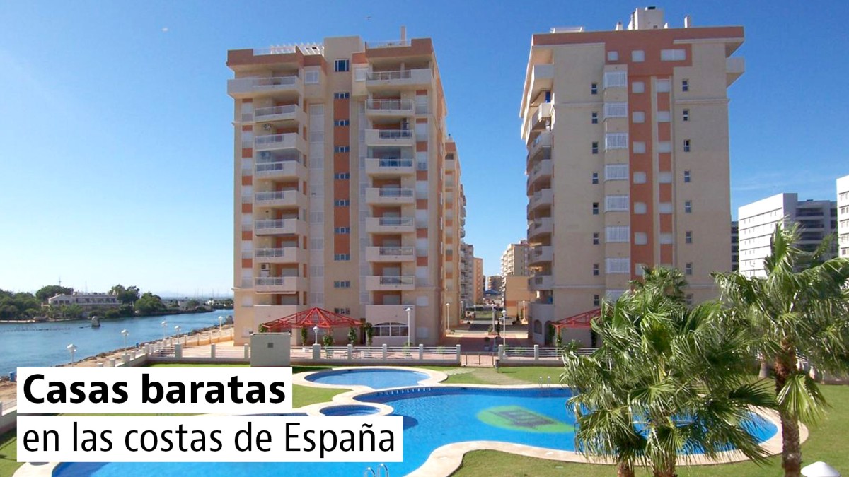 Viviendas económicas en la playa