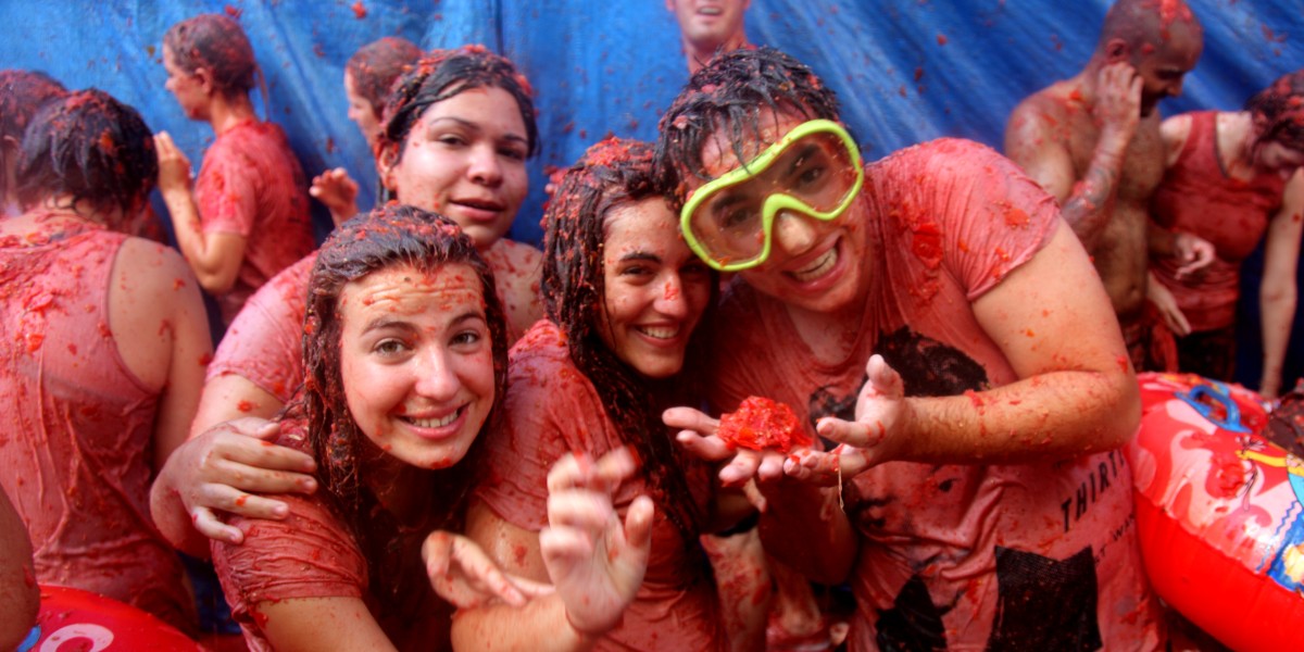 La Tomatina festival 2025