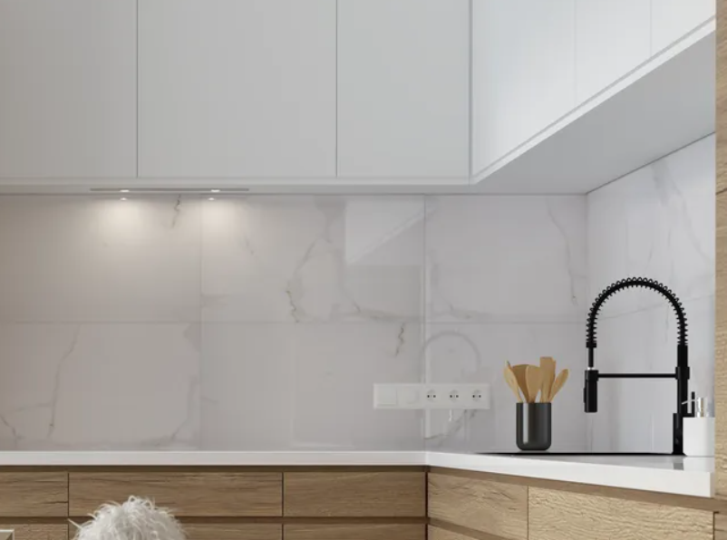 1. Revestimientos sin obra para suelos y paredes de cocina