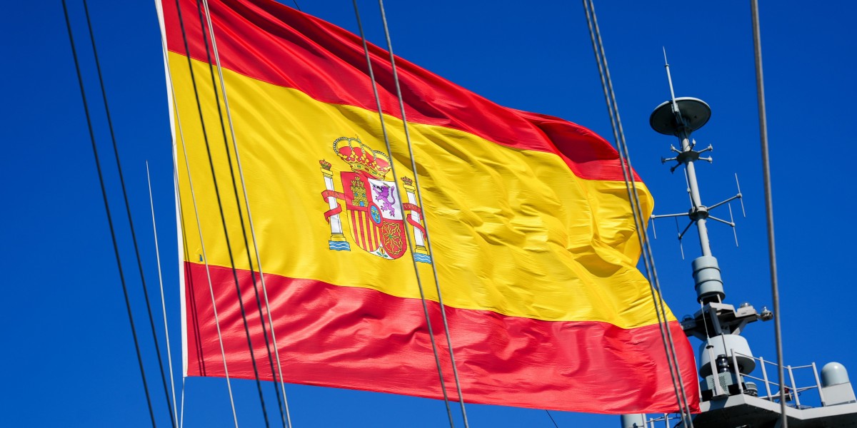 Archivo - Imagen de la bandera de España.