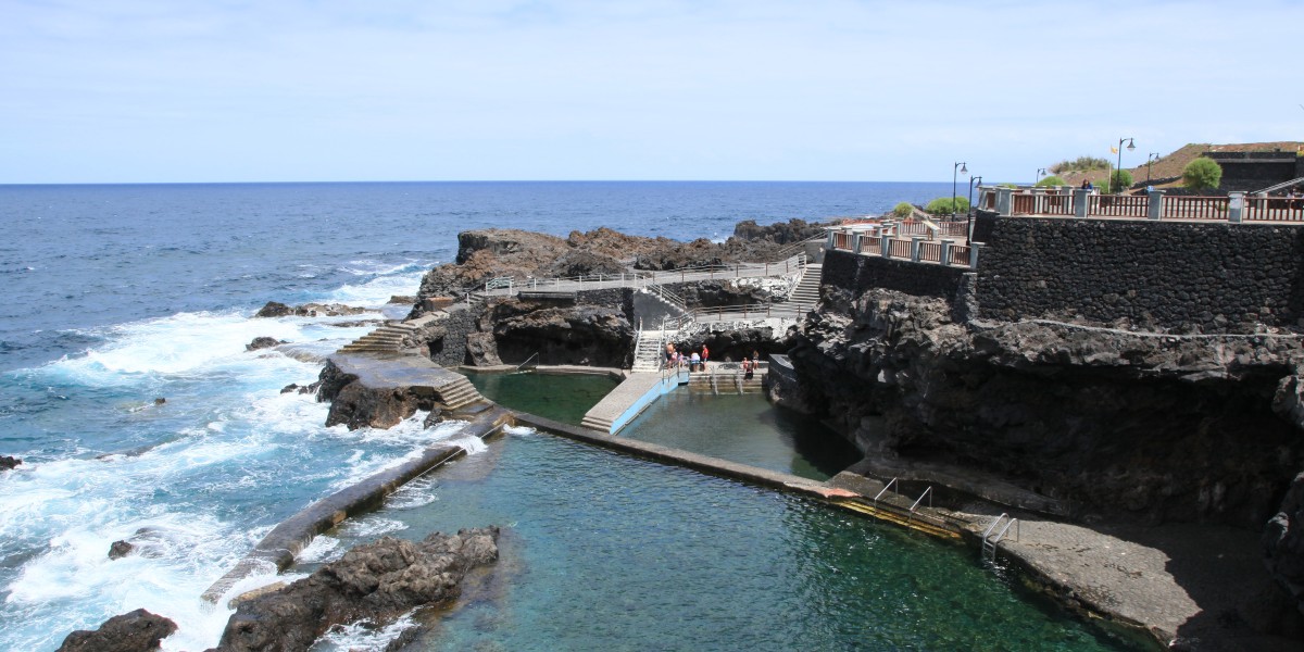 piscinas naturales en la palma