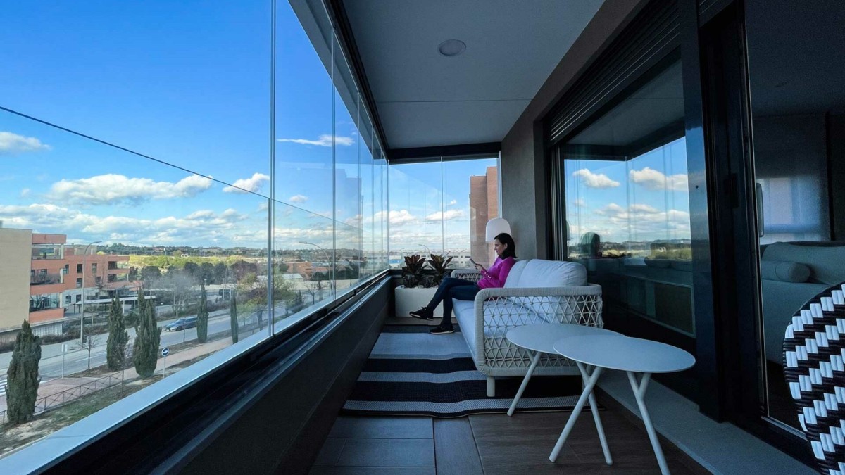 Cortinas de cristal para terrazas