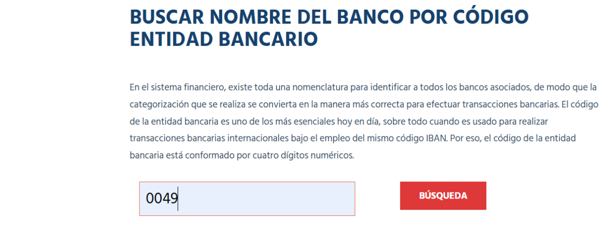 Cómo saber el banco por el IBAN