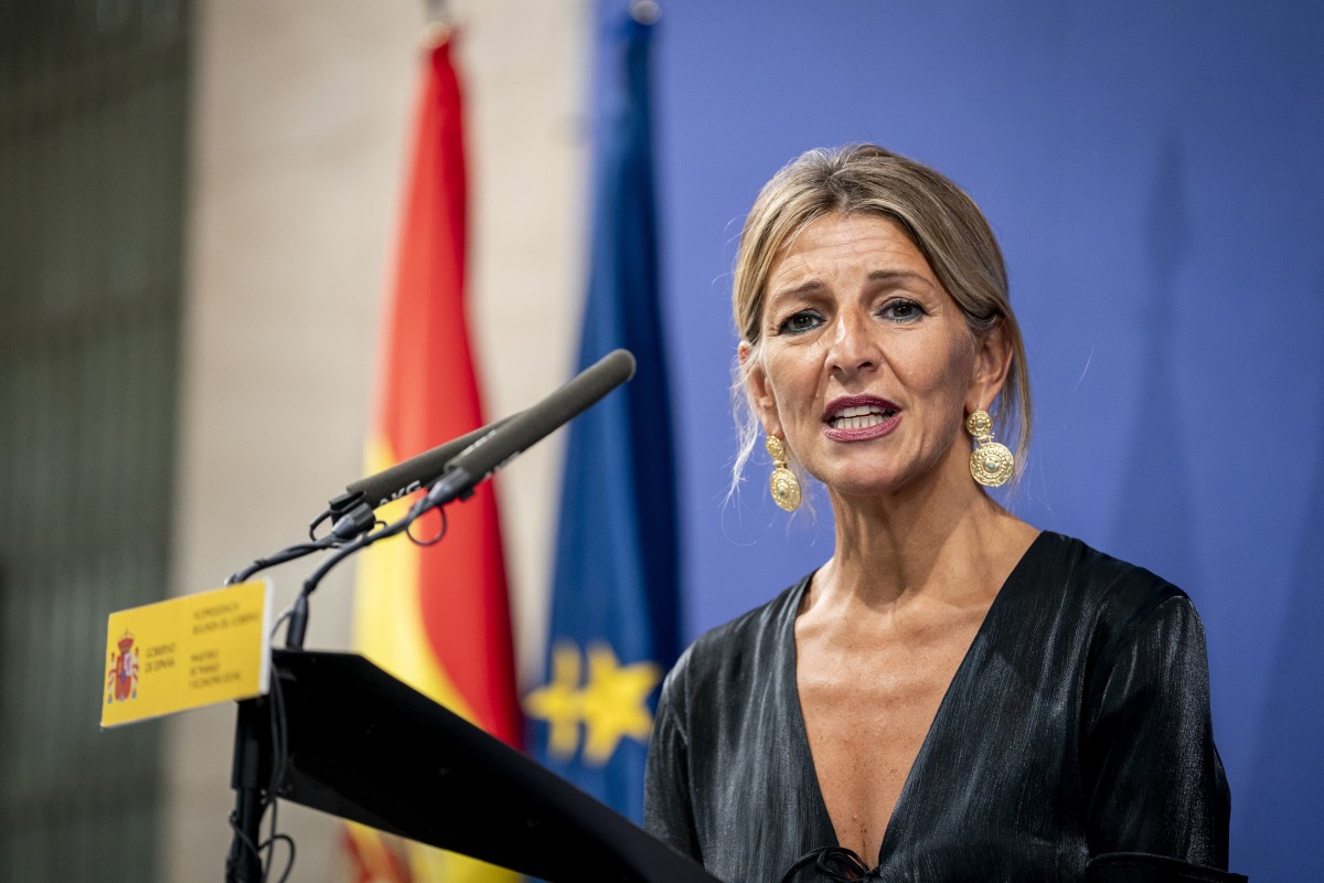 La vicepresidenta segunda del Gobierno y ministra de Trabajo y Economía Social, Yolanda Díaz