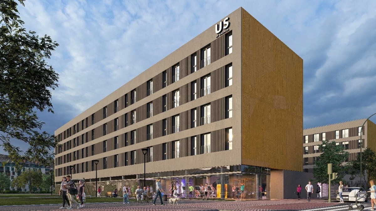 Imagen de edificio US by Kronos, la nueva marca comercial de Kronos Real Estate Group.