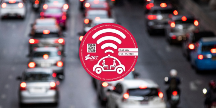 nueva etiqueta roja de la dgt