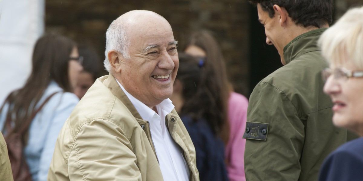 El fundador y primer accionista de Inditex, Amancio Ortega