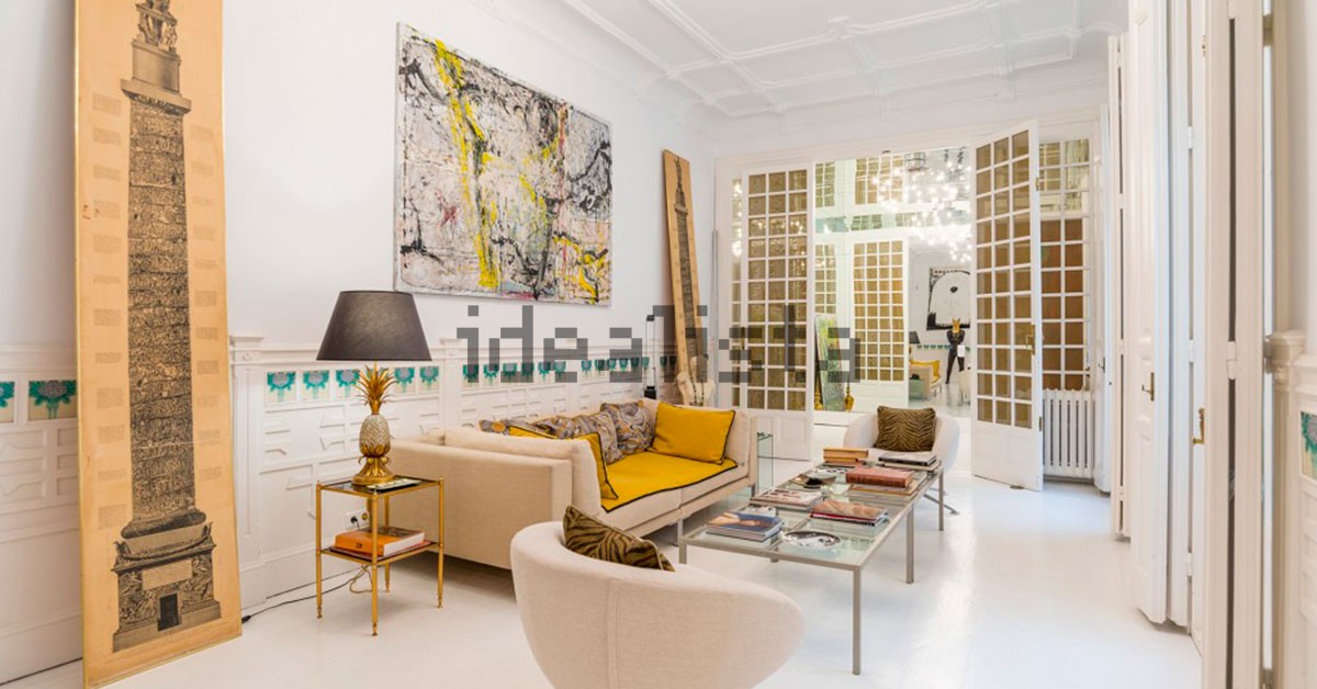 Salón de la casa de Nacho Duato