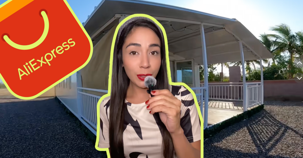 Una ‘TikToker’ compra una casa prefabricada en AliExpress por 12.000 euros