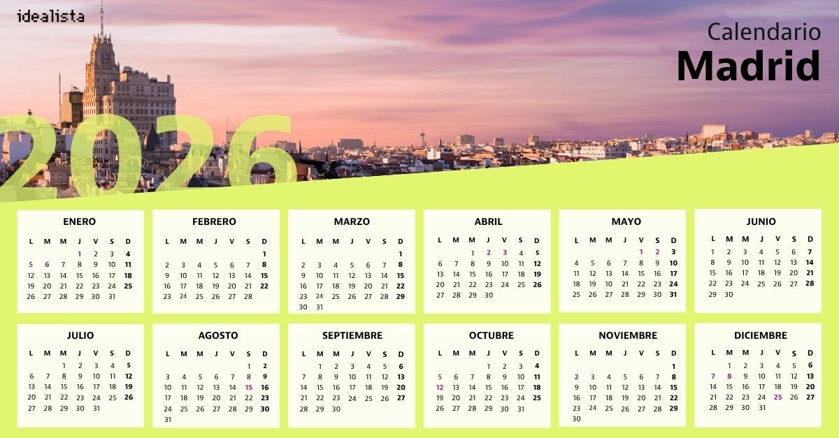 Calendario laboral 2026 Madrid
