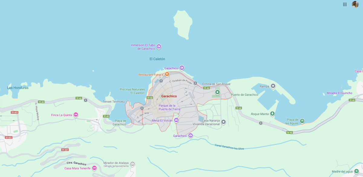 Garachico Map