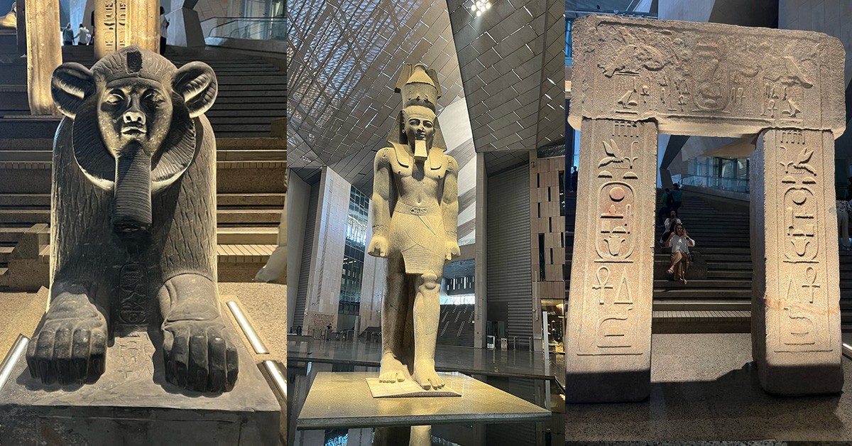 Estatuas del Gran Museo Egipcio