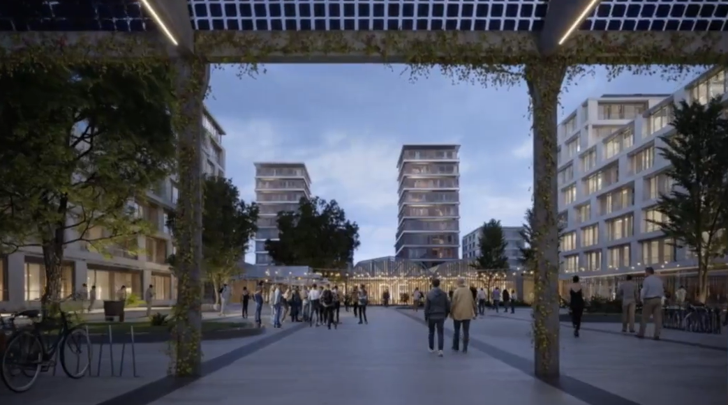 Render del nuevo ecobarrio de Alcalá de Henares