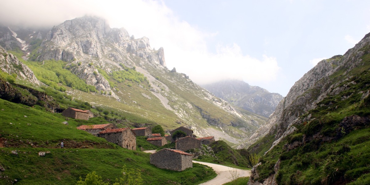 Villages with snow Spain