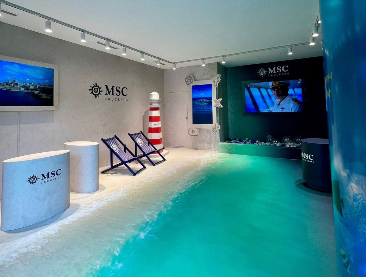 MSC Cruceros inaugura su primera 'pop-up' store inmersiva en Madrid.