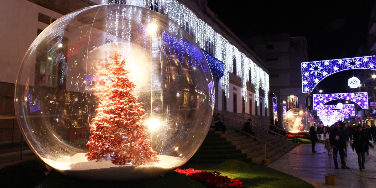 Christmas lights in Vigo 2025