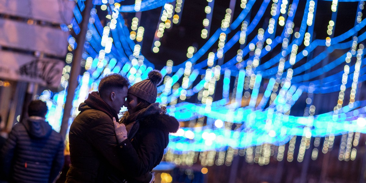 Village with best Christmas lights Spain