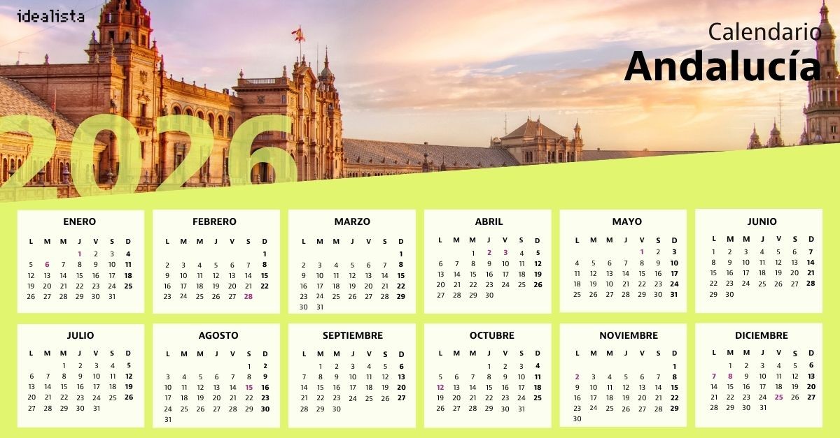 Calendario laboral de Andalucía 2026