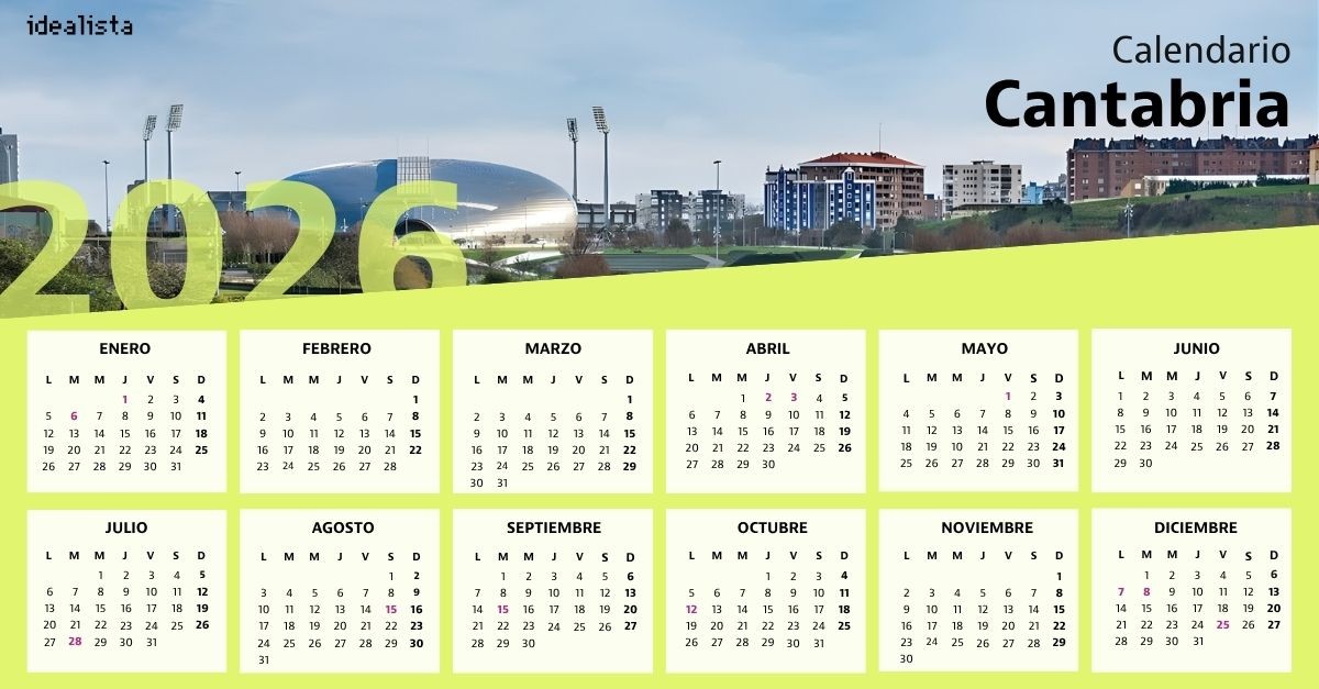 Calendario laboral de Cantabria 2026