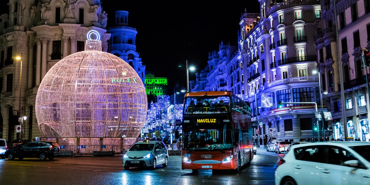 Christmas lights Madrid 2025