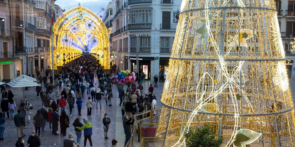 luces de navidad en malaga