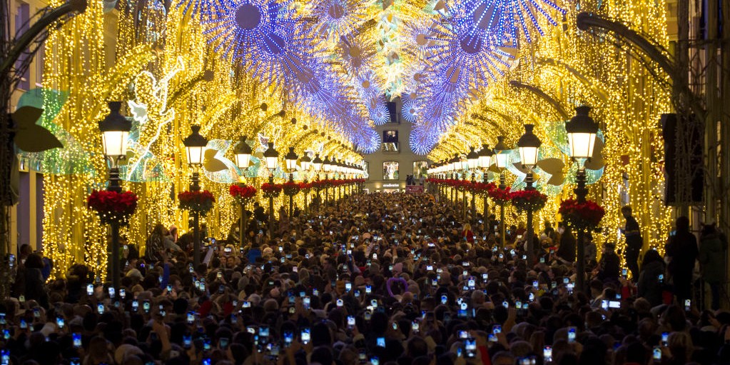 luces de navidad en malaga