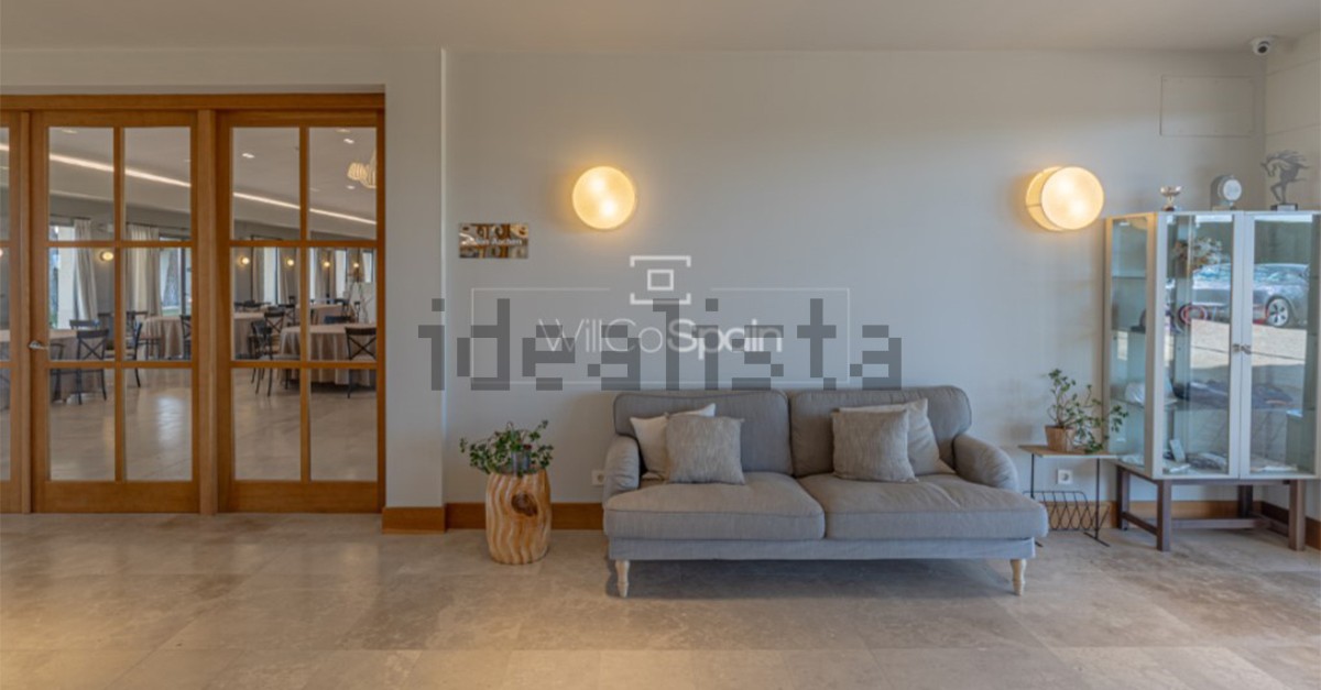 Zona de estar de la finca