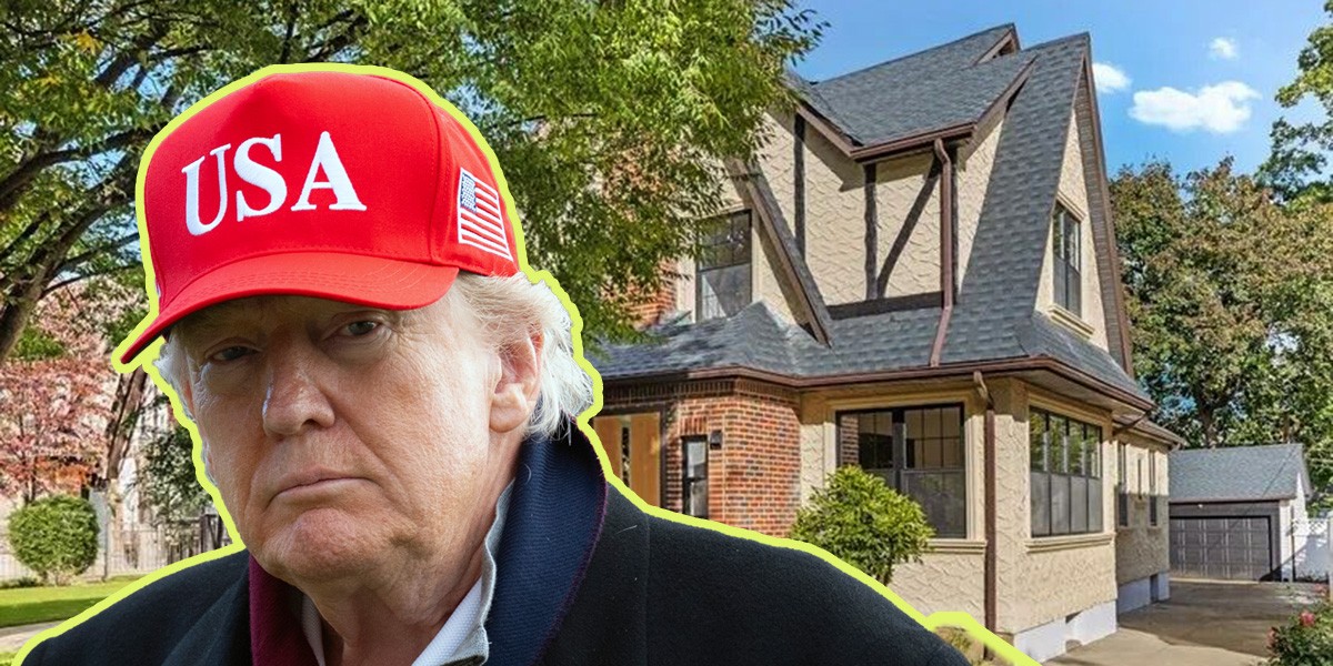 La casa de la infancia de Donald Trump en Queens (Nueva York)