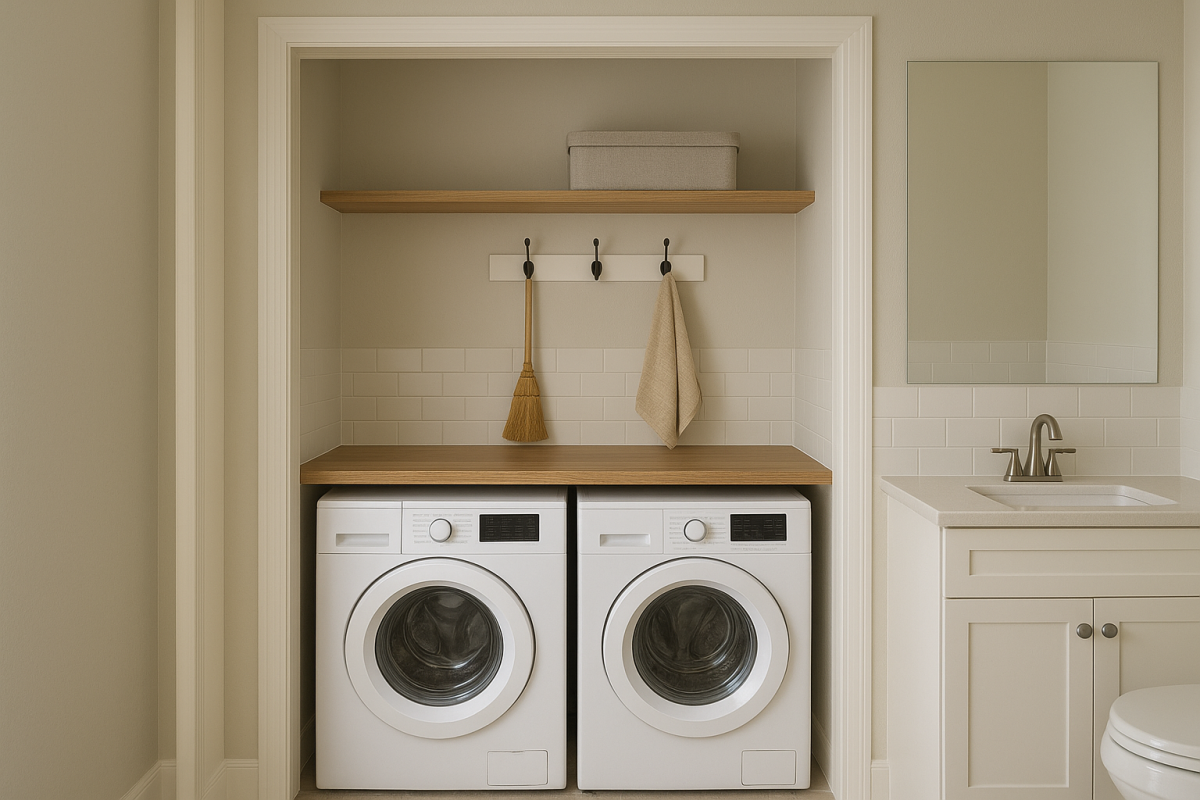 Zona de lavado en baño