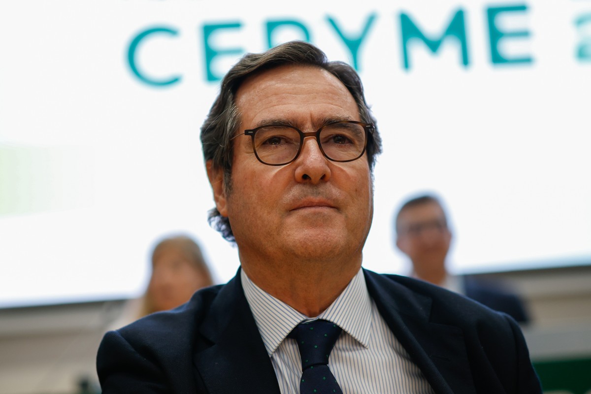 Archivo - El presidente de CEOE, Antonio Garamendi.